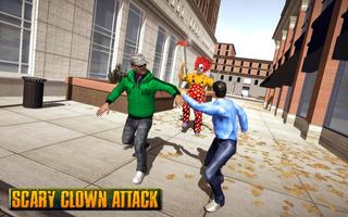 Killer Clown Attack City 2019 imagem de tela 2