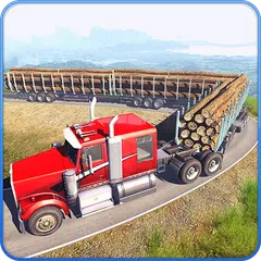 Скачать Long Trailer Truck Wood Cargo  XAPK