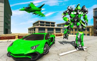 US Army Robot Transforming Jet Car Tank War captura de pantalla 2