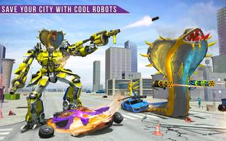 Snake Transform Robot Games ảnh chụp màn hình 1