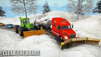 Escavadora pesada neve arado imagem de tela 2