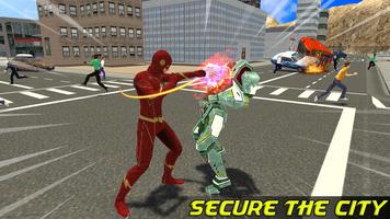 Flying Flash Light Speed Super Hero Games screenshot 3