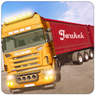 Schwerlast-LKW-Simulatorfahren Zeichen