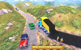 Uphill Road Builder Sim 2019 screenshot 1