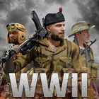World war 2 1945: ww2 games ikona
