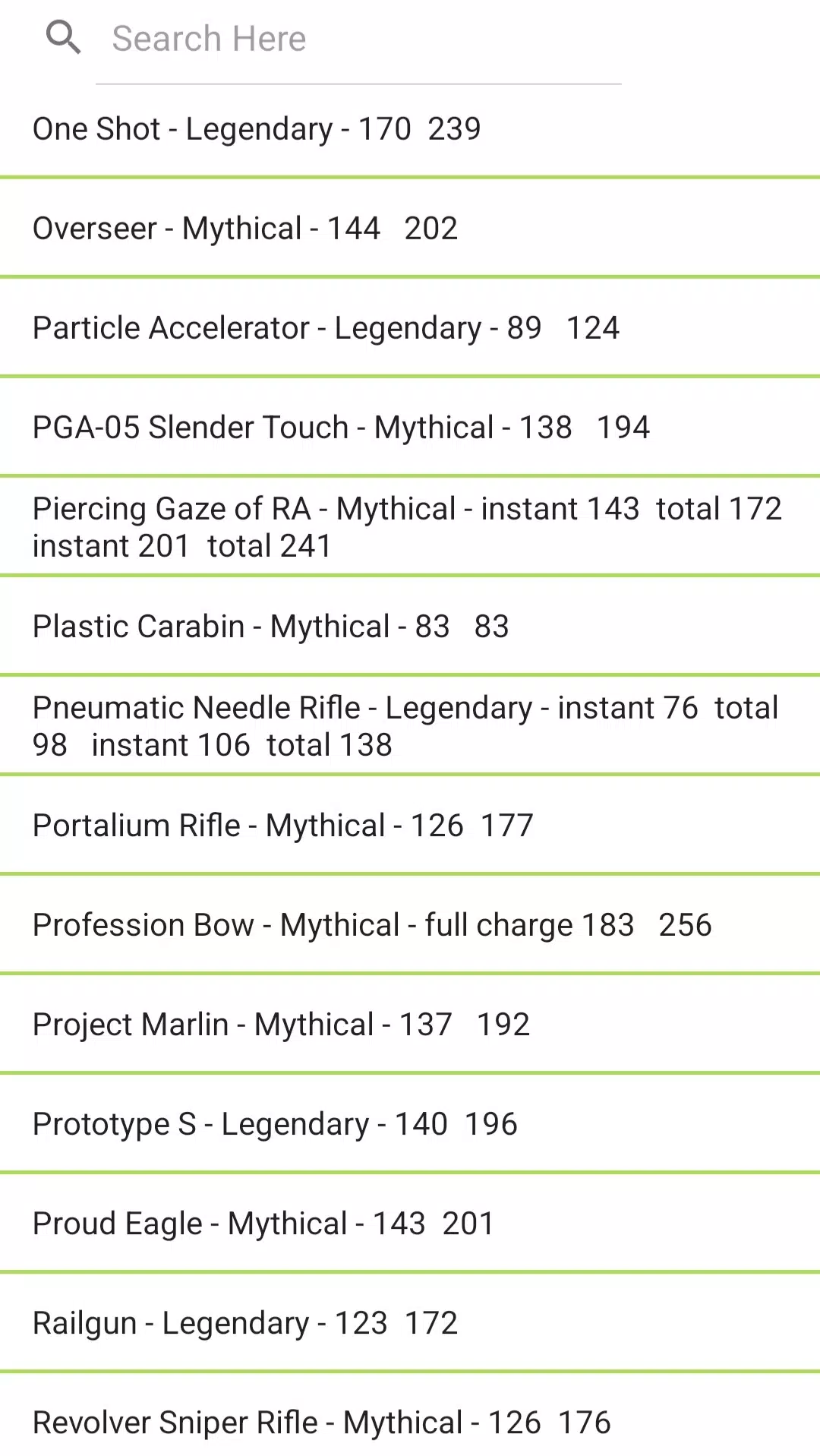 PG3D Damage Calculator for Android - Download