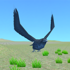 Crow Bird Flying Simulator أيقونة