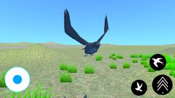 Crow Bird Flying Simulator تصوير الشاشة 1