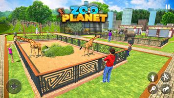 Modern Family Planet Zoo - Animal Park 3D Game 截图 2