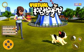 Virtual Pet Puppy 3D - Family Home Dog Care Game Affiche