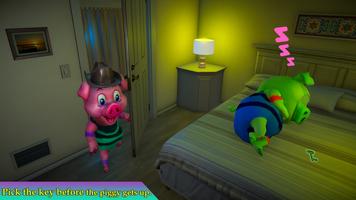 Piggy Family 3 : Scary Neighbor Obby House Escape Poster