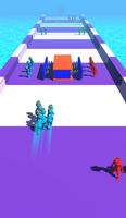 Rainbow Color Crowd Rush captura de pantalla 1