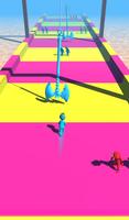 Rainbow Color Crowd Rush captura de pantalla 2