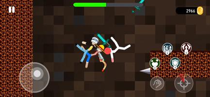 Stickman Fighting in Craft syot layar 1