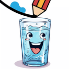 Draw Color Fill Water Sort icône