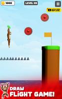 Draw Flights Line Puzzle Game постер