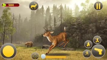 Jungle Deer Hunting Games 3D capture d'écran 1