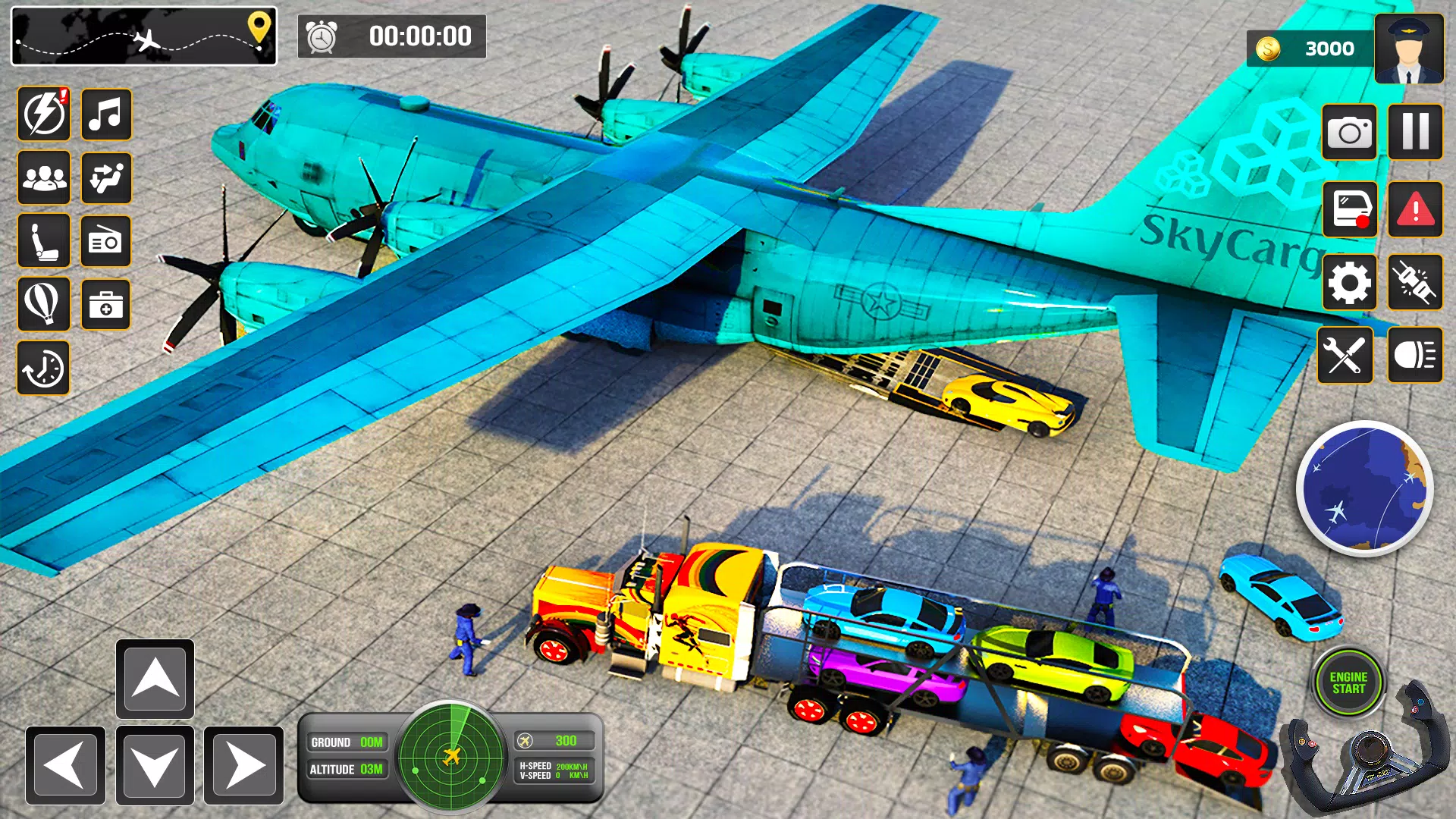 Jogo de carro aviões caminhões 