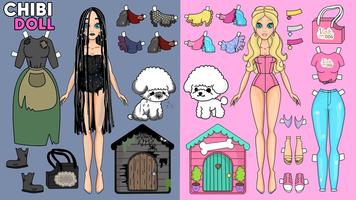 Chibi Dolls Dress Up Games 海報