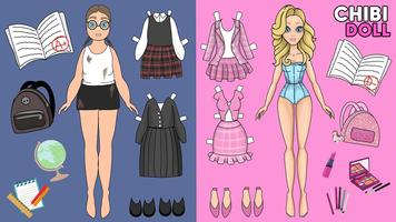 Chibi Dolls Dress Up Games 截圖 3