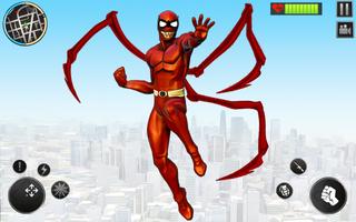 Flying Spider Hero Man Games captura de pantalla 1