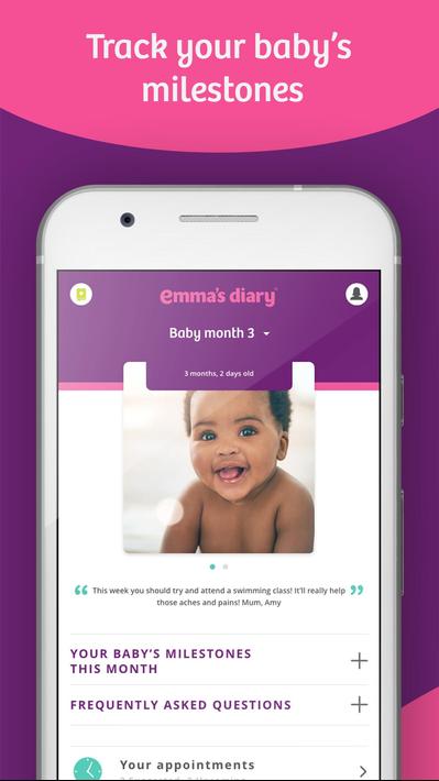 Emma’s Diary: Pregnancy App UK screenshot 2