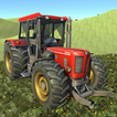 Pakan Traktor Bajak Pertanian 3D Pemanen