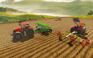Pakan Traktor Bajak Pertanian 3D Pemanen poster
