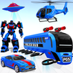 autobús volador robot guerra
