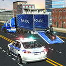 Police Plane Moto Transporter APK