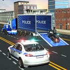 Police Plane Moto Transporter иконка