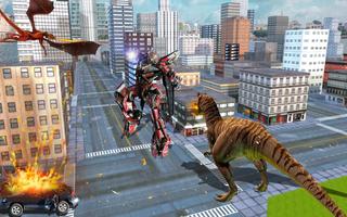 power Robot vs Dinosaur war 3D screenshot 2