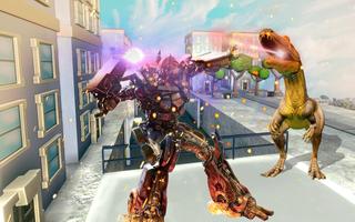 power Robot vs Dinosaur war 3D screenshot 3