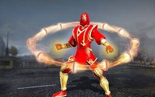 Ninja Superhero Rings Warrior الملصق