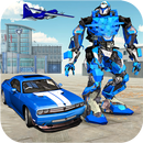 Robot Car Transporter - US Police Robot Transform APK