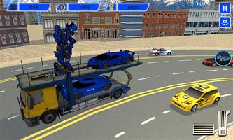 Robot Car Transporter - Transformateur de police capture d'écran 2