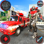 Real Robot Firefighter 911 icon