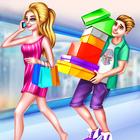 Rich Girl Shopping Mall Games icône