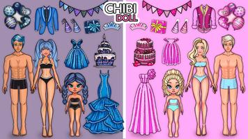 Chibi Doll Dress Up DIY Games ảnh chụp màn hình 3