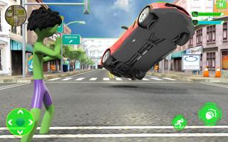 Green Monster Stickman Rope He screenshot 1