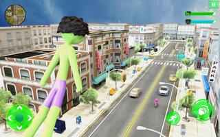 Green Monster Stickman Rope He screenshot 3