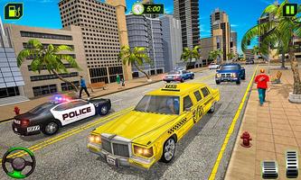 Limo Taxi Driver Simulator : City Car Driving Game ภาพหน้าจอ 2