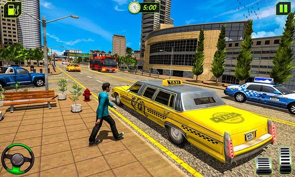 Limo Taxi Driver Simulator : City Car Driving Game poster