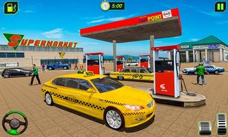 Limo Taxi Driver Simulator : City Car Driving Game ภาพหน้าจอ 1
