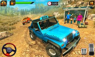 Off-Road Taxi Driving Games Affiche