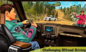 Off-Road Taxi Driving Games Ekran Görüntüsü 1
