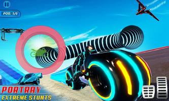 Light Bike Stunt Transform Car Driving Sim 2019 screenshot 2