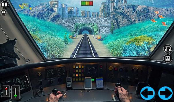 Underwater Bullet Train Simulator : Train Games screenshot 9