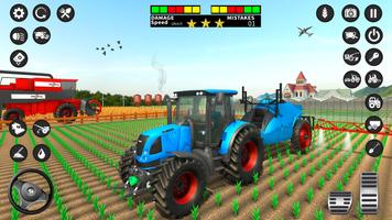 Farm Tractor Driving Simulator Affiche