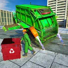 Flying Garbage Truck Simulator アプリダウンロード